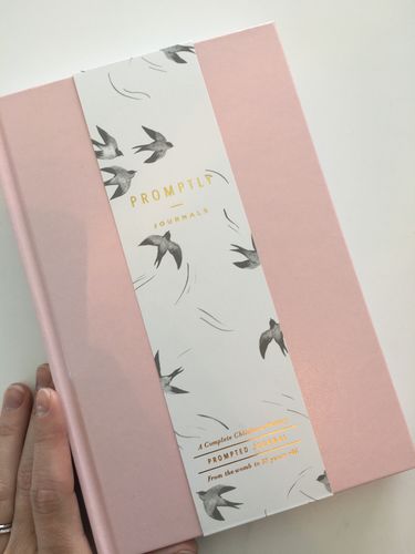 Customer photo review of Childhood History - Blush Pink Leatherette