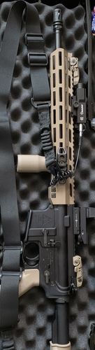 Customer photo review of Sniper FL2000 TACTICAL Green Dot SIGHT + 200LM LED LIGHT COMBO with Pressure Cord Switch and Quick Release Mount