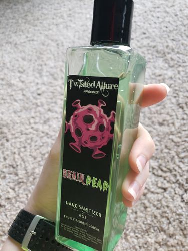 Customer photo review of Brain Dead Hand Sanitizer