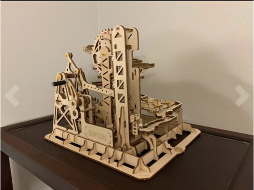 Customer photo review of Robotime 3D Wooden Marble Run Kit