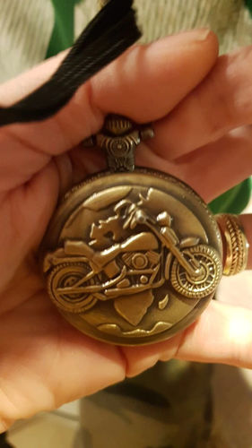Customer photo review of Montre à Gousset Moto