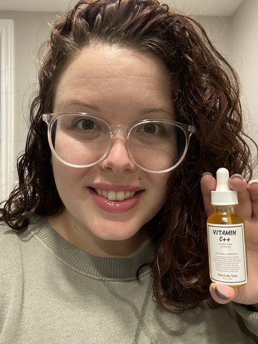 Customer photo review of Vitamin C - Face Serum