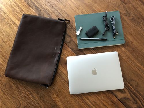 Customer photo review of Deep MacBook Case . Chestnut