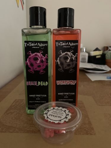 Customer photo review of Werewolf Hand Sanitizer