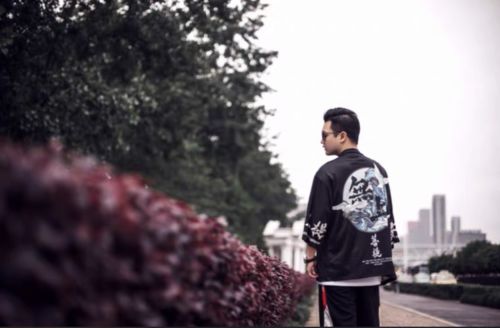 Customer photo review of Flying Cranes Kimono Cardigan