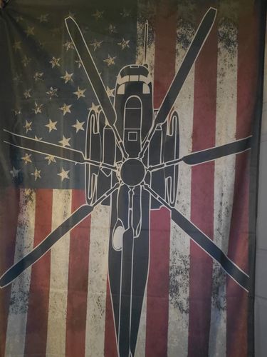 Customer photo review of CH-53E Wall Flag