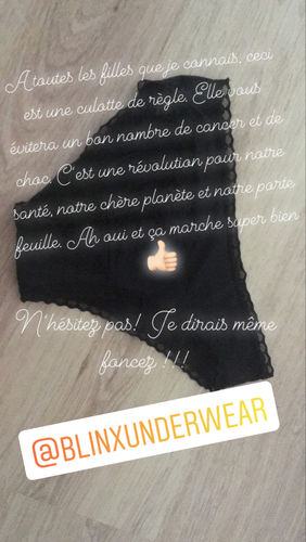 Customer photo review of Culotte Menstruelle Sérénité (Lot de 3)