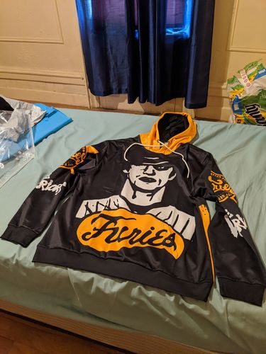 Customer photo review of The Warriors The Baseball Furies Unisex 3D Hoodie