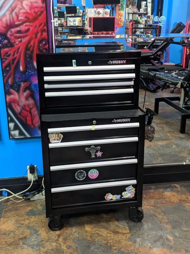 Customer photo review of Death Metal Uterus, Holographic Sticker