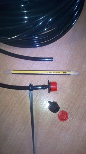 Customer photo review of Ultimate Drip Garden Irrigation Watering System