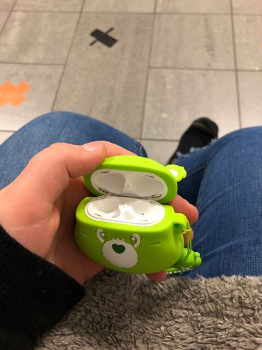 Customer photo review of HipCity CareBear AirPod Case