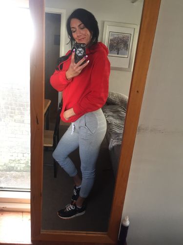 Customer photo review of Basic Sweet Jogger Grey X14