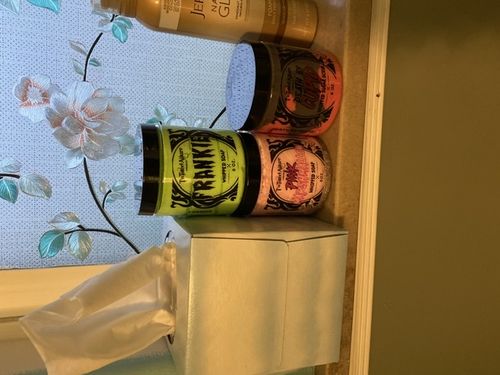 Customer photo review of Pink Marshmallow Whipped Sugar Scrub