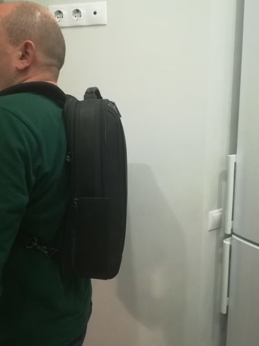 Customer photo review of BOPAI™ Anti-theft Expendable 15.6 Inch Laptop Backpack (USB Port)