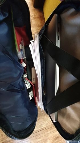 Customer photo review of BOPAI™ Slim Ultralight 15.6 inch Laptop Backpack-A0011