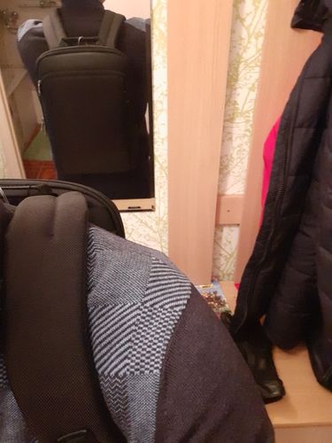 Customer photo review of BOPAI™ Slim Ultralight 15.6 inch Laptop Backpack-A0011