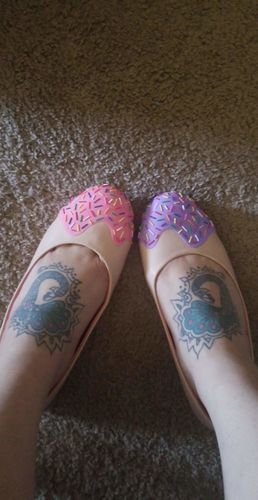 Customer photo review of Lavender Scented Jimmie Sprinkle Flats