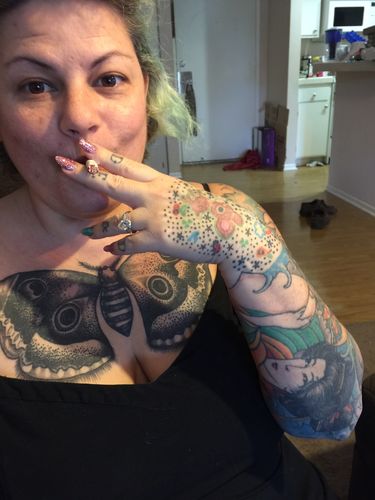 Customer photo review of Personalized Cartoon Portrait