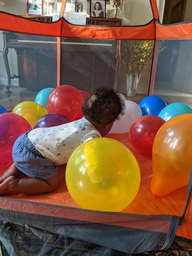 Customer photo review of Pop N' Go® Playpen
