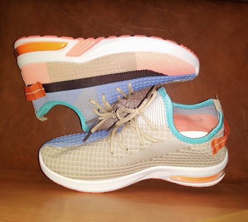 Customer photo review of Shockproof Lace Up Breathable Sneakers