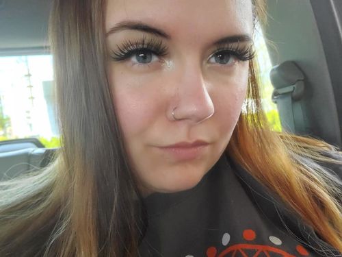 Customer photo review of Hinged Clicker Segment Ring Daith, Conch, Nose, Septum