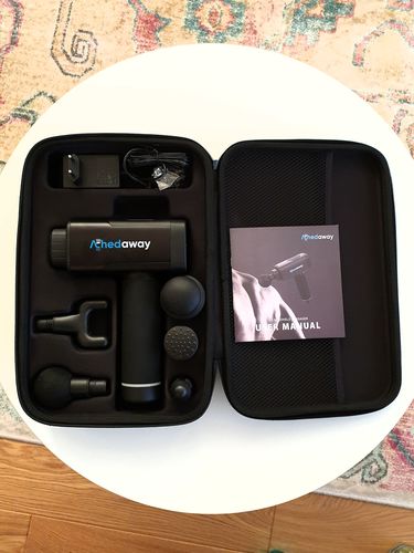 Customer photo review of Achedaway Percussion and Vibration Massager (Black)