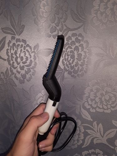 Customer photo review of Beard Straightener (Heated Combing Brush)
