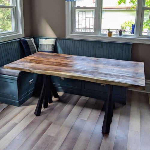 Customer photo review of Elegance table legs 420 Akro (Free Shipping USA)