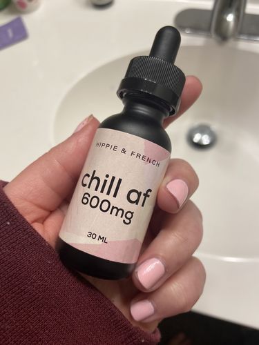 Customer photo review of Hippie & French Full Spectrum 600mg Chill AF Flavored