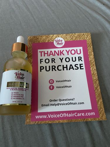Customer photo review of PureFix Hair Elixir