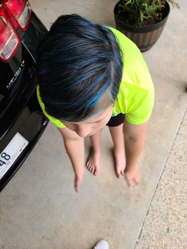 Customer photo review of Hair Color Wax