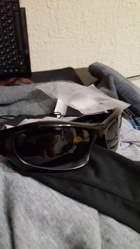 Customer photo review of MRY Replacement Lenses for Oakley Monster Dog