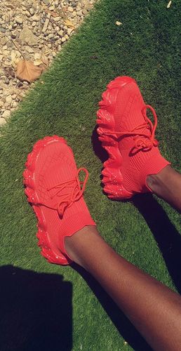 Customer photo review of Sneakers - Tracy ROUGE