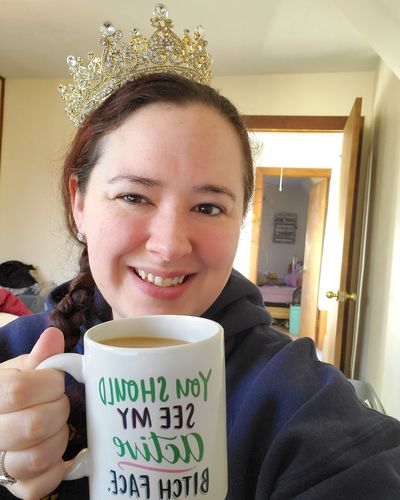 Customer photo review of Golden Heart Shine Crown