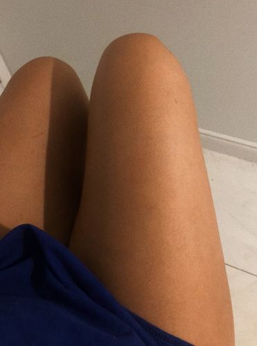 Customer photo review of b.tan fake it till you make it & Mitt