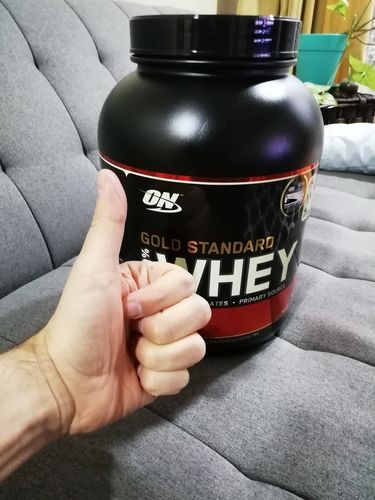 Customer photo review of Optimum Nutrition Gold Standard 100% Whey Proteina 5 Lb