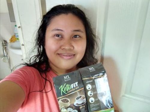 Customer photo review of KETOFIT COFFEE (10 IN 1 SLIMMING COFFEE ) 2 BOXES /FREE SHIPPING