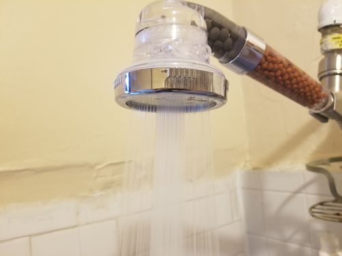 Customer photo review of The Best Eco-Friendly Shower Head