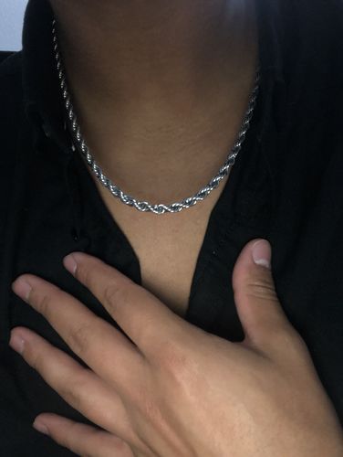 Customer photo review of Rope (Silver) 5mm