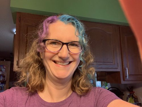 Customer photo review of Hair Color Wax