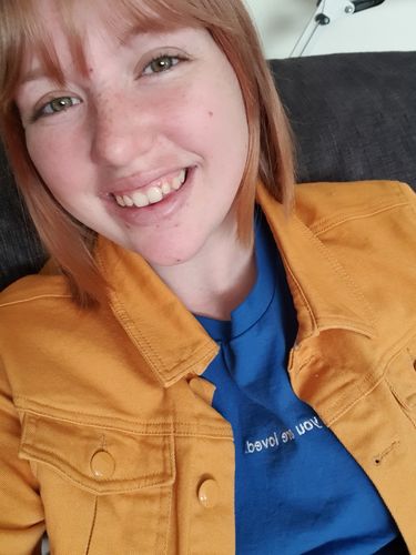 Customer photo review of ADULT Khanh Ong CHARITY you are loved™ Tee