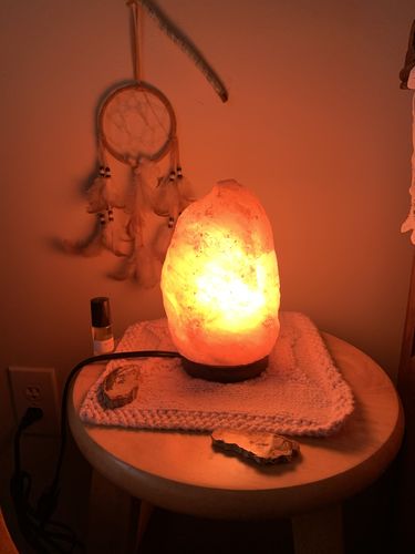 Customer photo review of Original Himalayan Salt Lamp (Large)