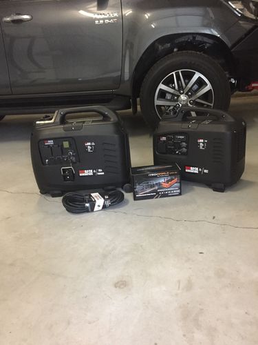Customer photo review of Generator 4KW Pure Sine Wave Inverter Redback RB4, Remote Start, LCD, Trolley