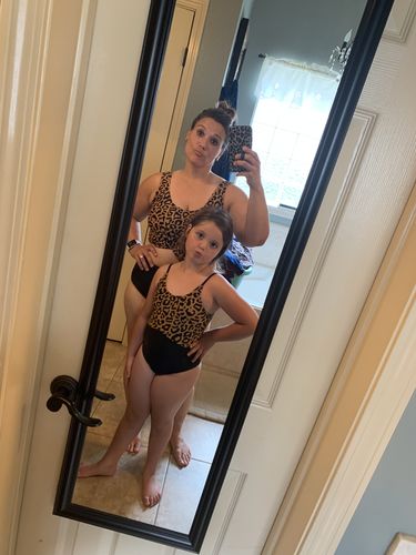 Customer photo review of The Mini Sailor | Leopard Print