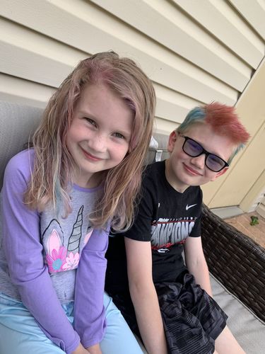 Customer photo review of Hair Color Wax