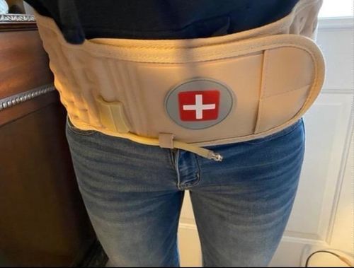 Customer photo review of Lumbar Decompression Belt