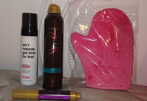 Customer photo review of 9 Minute Tan Mousse