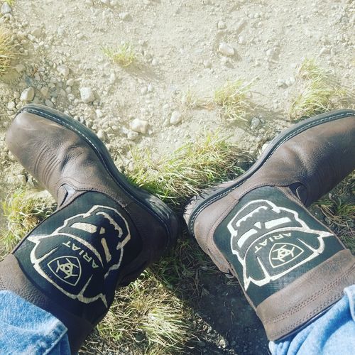 Customer photo review of Men's VentTek Workhog Boots