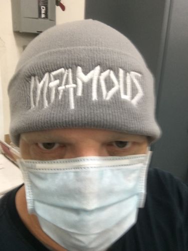 Customer photo review of INFAMOUS BEANIE W/ FOLD
