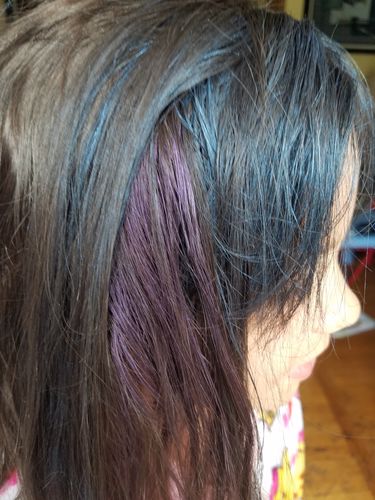 Customer photo review of Hair Color Wax
